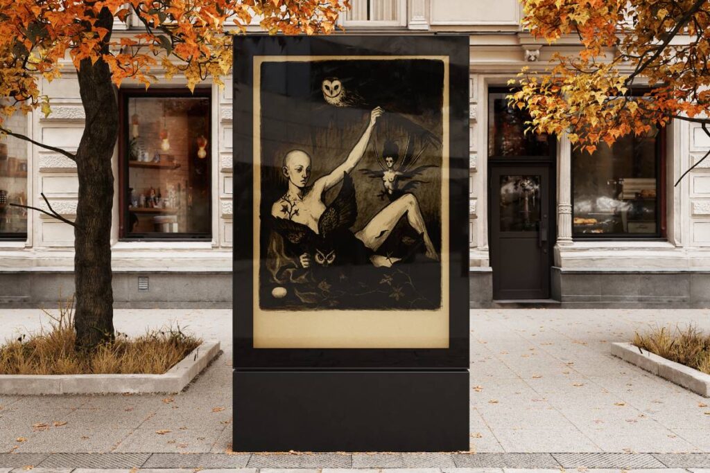 Leonor Fini: The Owl Man (or The Man with the Owls, c. 1945)