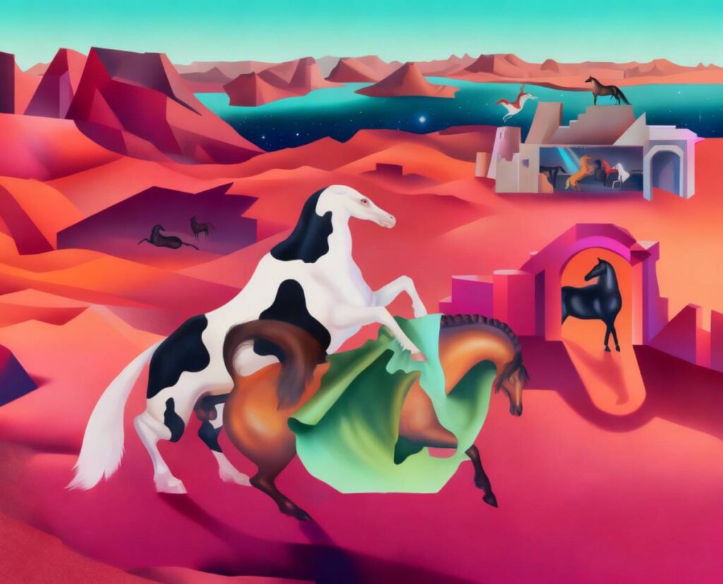 Leonora Carrington: Caballos (1941)